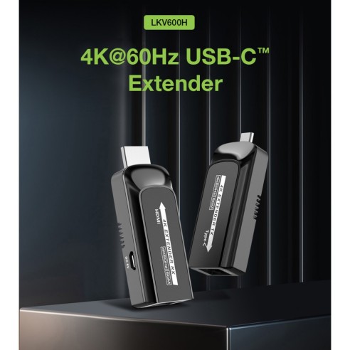 USB-C naar HDMI 4K Extender over...