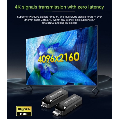 USB-C auf HDMI 4K Extender über...