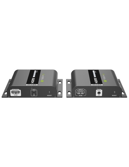 Additional Receiver HDMI Over IP PoE 4K UHD Extender over Cat.6 up to 120 m - Techly 366433
