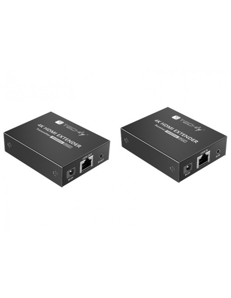 HDMI 4K@60Hz Extender over Cat.6/6a/7 tot 50 m, PoC, 600 MHz - Techly 366587