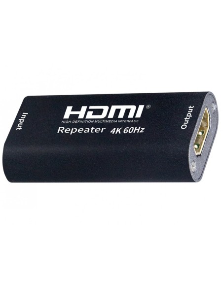 HDMI 2.0 Repeater 4K@60Hz bis 40 m, HDCP 2.2, 3D, 600 MHz - Techly 366808