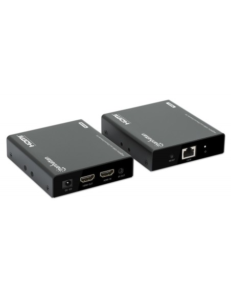 HDMI Over Ethernet 4K@60Hz Extender Kit up to 70 m, HDMI 2.0 - Manhattan 207980