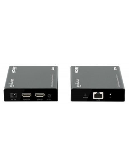 HDMI Over Ethernet 4K@60Hz Extender Kit tot 70 m, HDMI 2.0 - Manhattan 207980