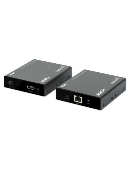 HDMI Over Ethernet 4K@60Hz Extender Kit tot 70 m, HDMI 2.0 - Manhattan 207980