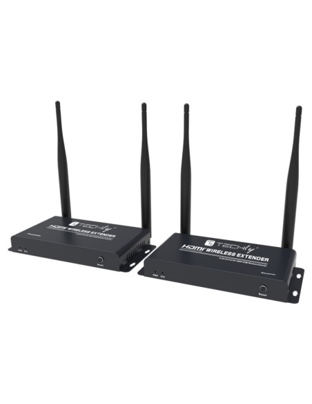 Récepteur Supplémentaire Kit Extender sans fil HDMI 1080p jusqu'à 200 m - Techly 365627