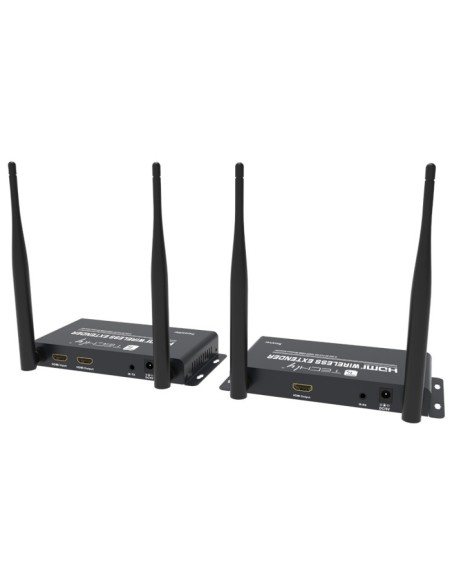 Zusätzlicher Empfänger Kabelloses HDMI 1080p Extender Kit bis 200 m - Techly 365627