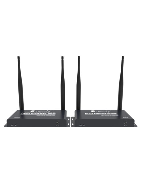 Additional Receiver Wireless HDMI 1080p Extender Kit up to 200 m - Techly 365627