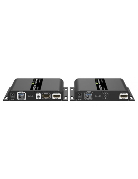 HDMI Glasfaser-Extender bis 40 km, Full HD 1080p@60Hz, IR pass-back - Techly 363616