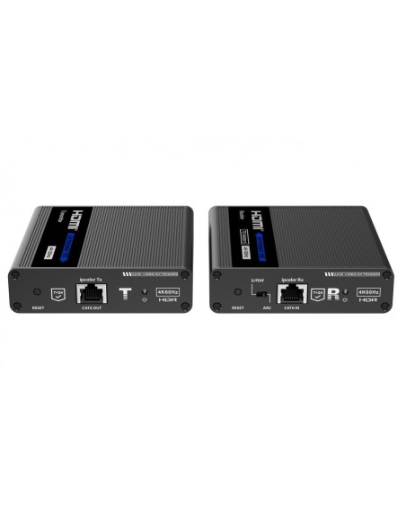 HDMI 4K Extender over Cat.6/6a/7 up to 70 m, HDMI 2.0, IR pass-back - Techly 362312