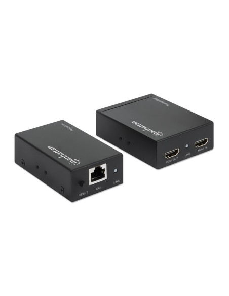 HDMI Over Ethernet 1080p Extender Kit tot 50 m, IR, 340 MHz - Manhattan 207461