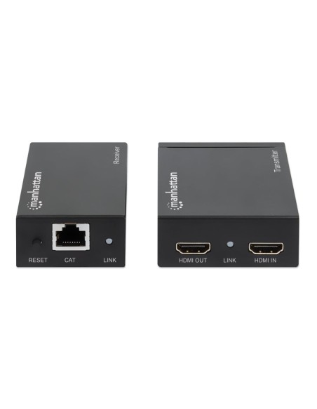 Kit Extender HDMI Over Ethernet 1080p jusqu'à 50 m, IR, 340 MHz - Manhattan 207461