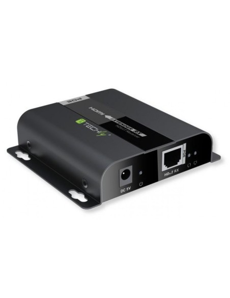 Récepteur Extender HDMI HDBitT PoE avec IR sur Cat.5e/6 jusqu'à 120 m - Techly 025510