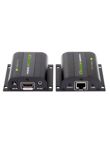 Full HD 3D HDMI Extender mit IR über Cat.5E/6/6a/7 bis 60 m, selbstregulierend - Techly 020355