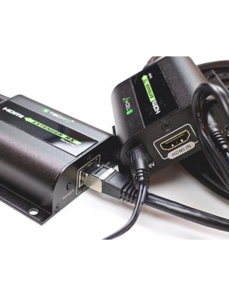Full HD 3D HDMI Extender mit IR über Cat.5E/6/6a/7 bis 60 m, selbstregulierend - Techly 020355