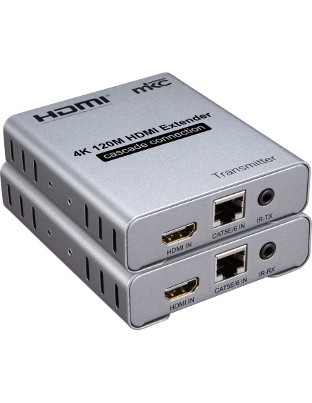 HDMI 1.4b 4K@30Hz Extender bis 120 m, Kaskade, TX+RX-Kit - MKC MK-02ESC