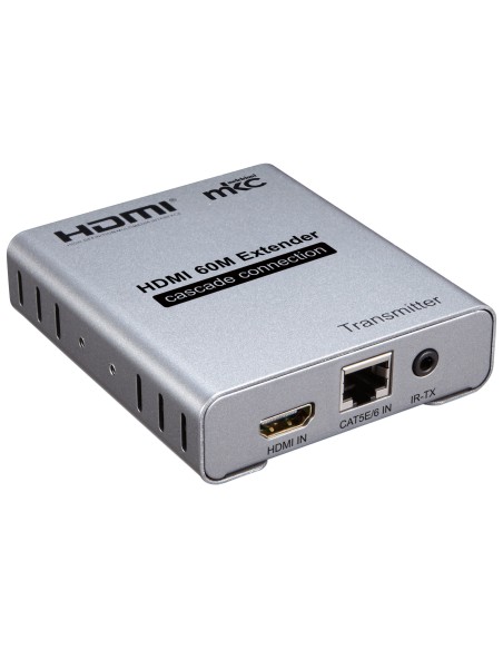 Extenseur HDMI 2.0 4K@60Hz jusqu'à 60 m (120 m à 4K@30Hz), cascade - MKC MK-60-V2.0