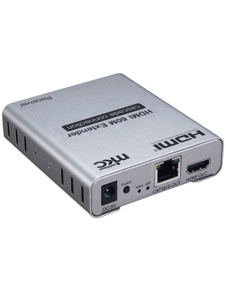 Extra Ontvanger voor Extender MK-60-V2.0, 4K@60Hz, cascade - MKC MK-60-V2.0 RX