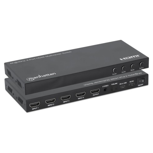 Switch Multiviewer HDMI 4x1 4K@30Hz,...