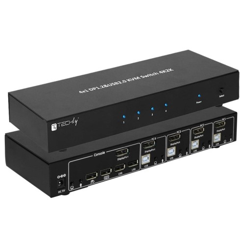 Switch KVM DisplayPort  1.2 e USB 2.0...