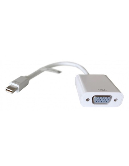 Active Mini DisplayPort/Thunderbolt 1.2 to VGA Adapter, WUXGA 1920x1200, white - Techly 302891