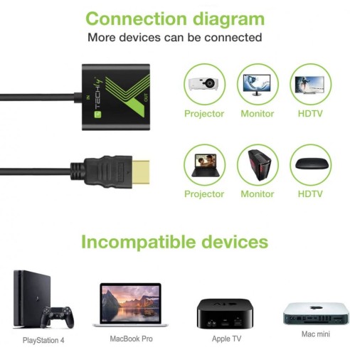 HDMI to VGA 1920x1200 Converter...