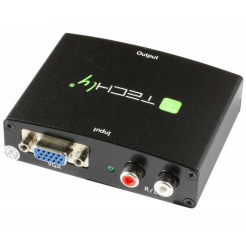 VGA und Stereo R/L Audio zu HDMI...