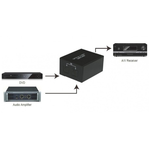 Switch Audio Ottico Toslink 2...