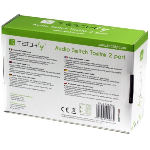 Switch Audio Ottico Toslink 2...