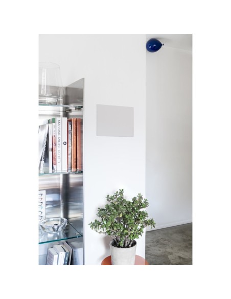 Façade ultra-mince 11 mm pour tableau Essenza, 12 modules (1x12), blanc, IP40, avec bornier - Elettrocanali EC63212CE