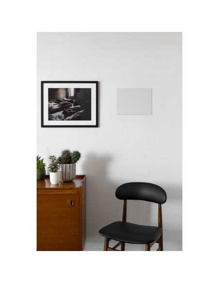 Façade ultra-mince 11 mm pour tableau Essenza, 12 modules (1x12), blanc, IP40, avec bornier - Elettrocanali EC63212CE