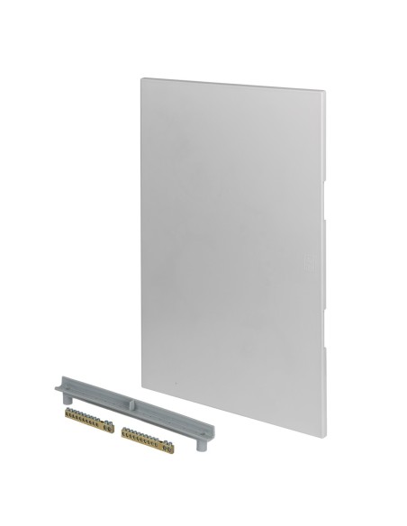 Face avant du tableau de distribution Essenza, ultra-mince 11 mm, 36 modules, blanc, IP40, équipé - Elettrocanali EC63236CE