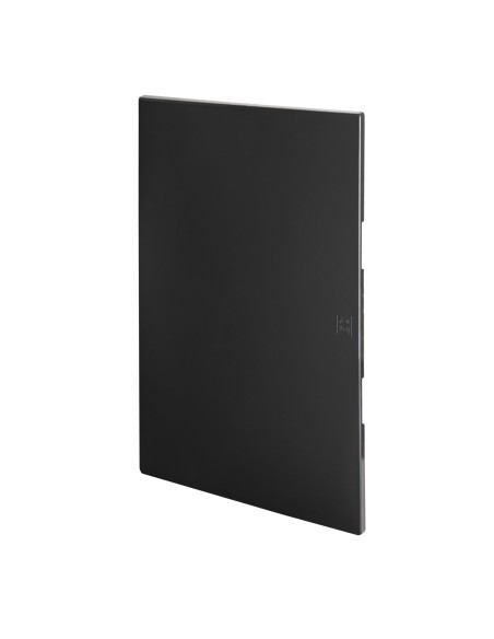 Centralino da incasso Essenza muratura, 11 mm, 36 (3x12) moduli, nero, equipaggiato - Elettrocanali EC63236NE-F