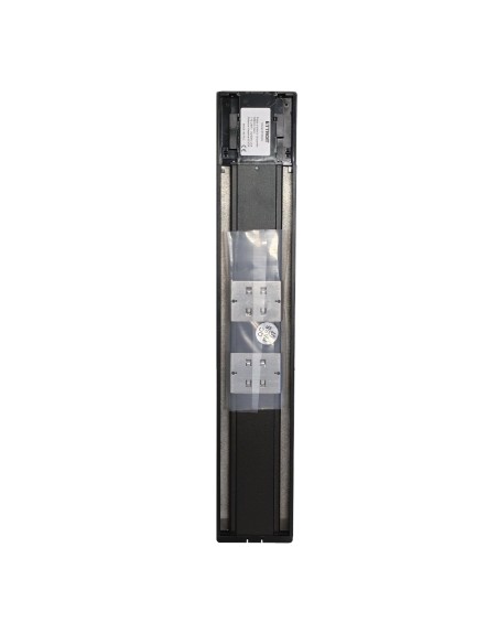 Binario elettrificato per sistema plug&play, con tasto di accensione, 16A, 80cm, nero - Ettroit ETB4005