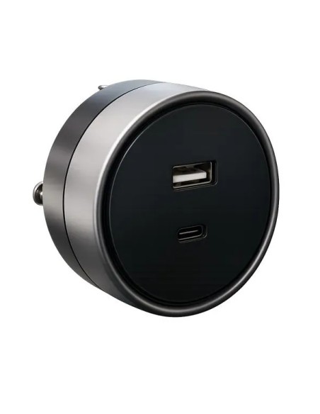 Presa USB A e USB C 12W, per sistema a binario plug&play, nero - Ettroit ETB3002