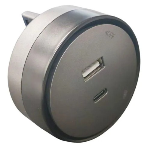 Prise USB A et USB C 12 W, pour...